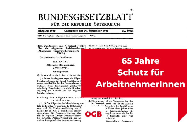 65 Jahre ASVG – ein Feiertag für die Versichertengemeinschaft